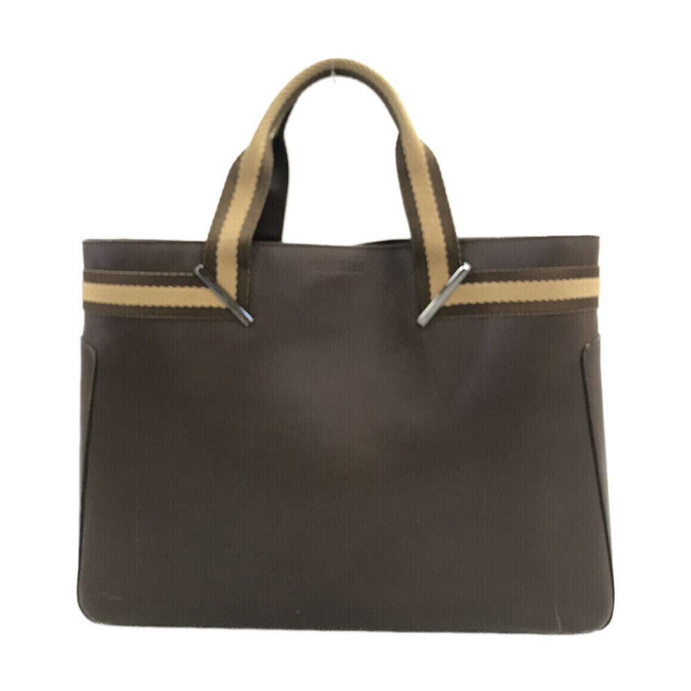 Gucci leather tote bag Sherry Line brown - Picture 2 of 6